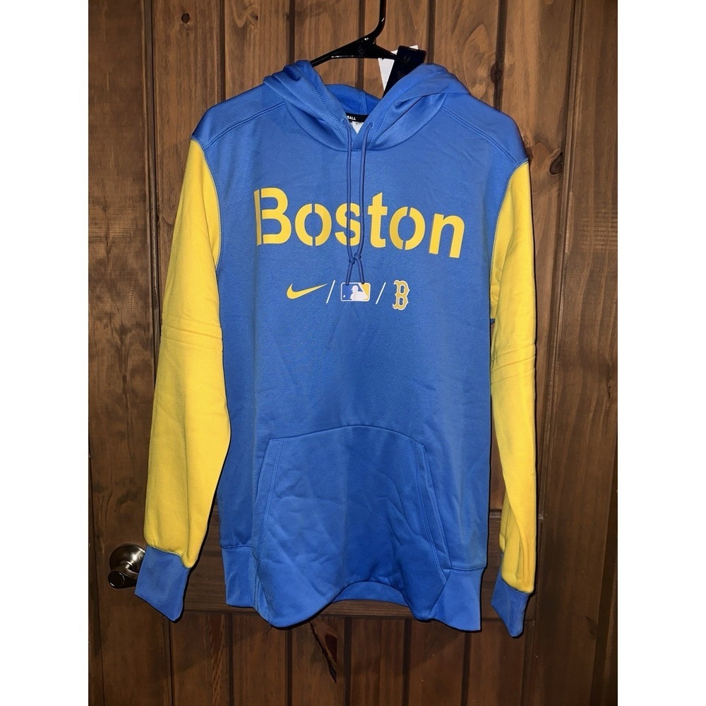 Boston Red Sox NIKE City Connect Therma Fit Hoodie Hooded Sweatshirt Mens Medium